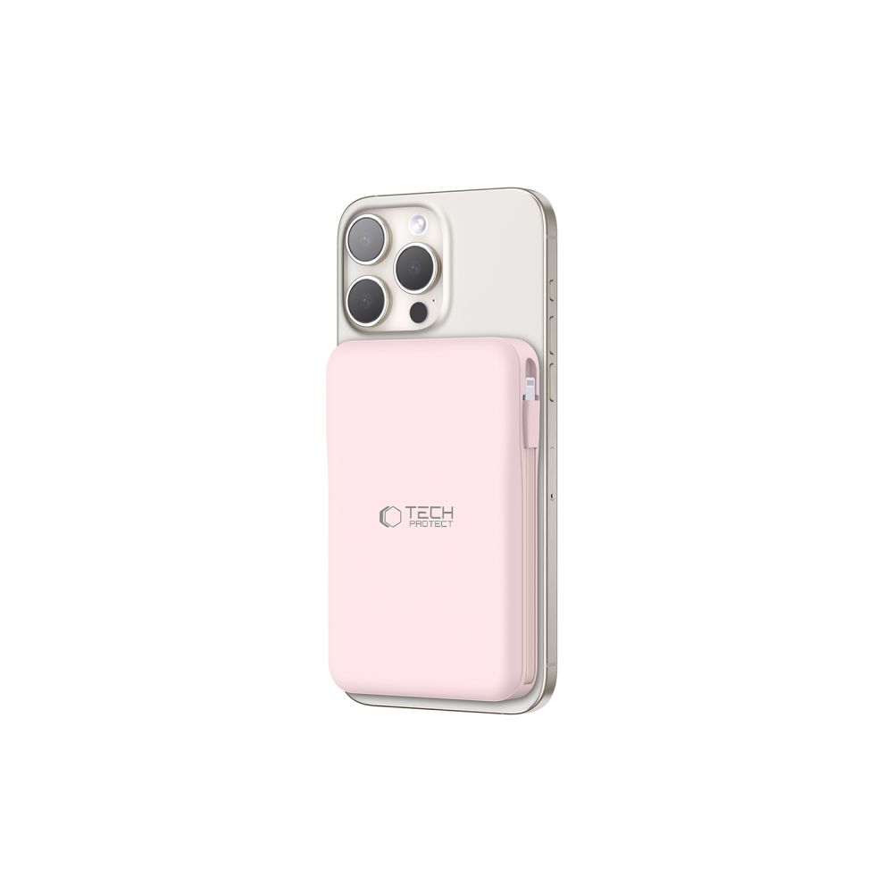 Tech-Protect PB31 LifeMag MagSafe Power Bank 10000 mAh, Pink