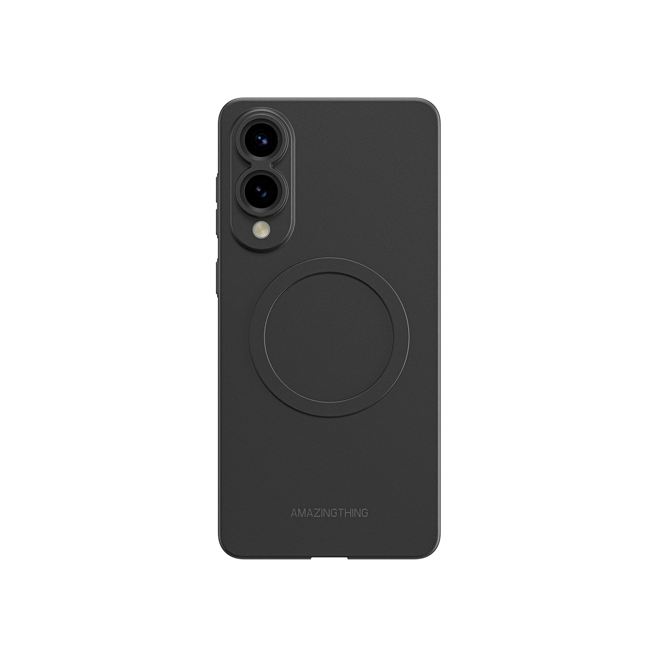 AmazingThing Minimal Air Case with Magnetic Ring Samsung Galaxy S25 Edge - Black