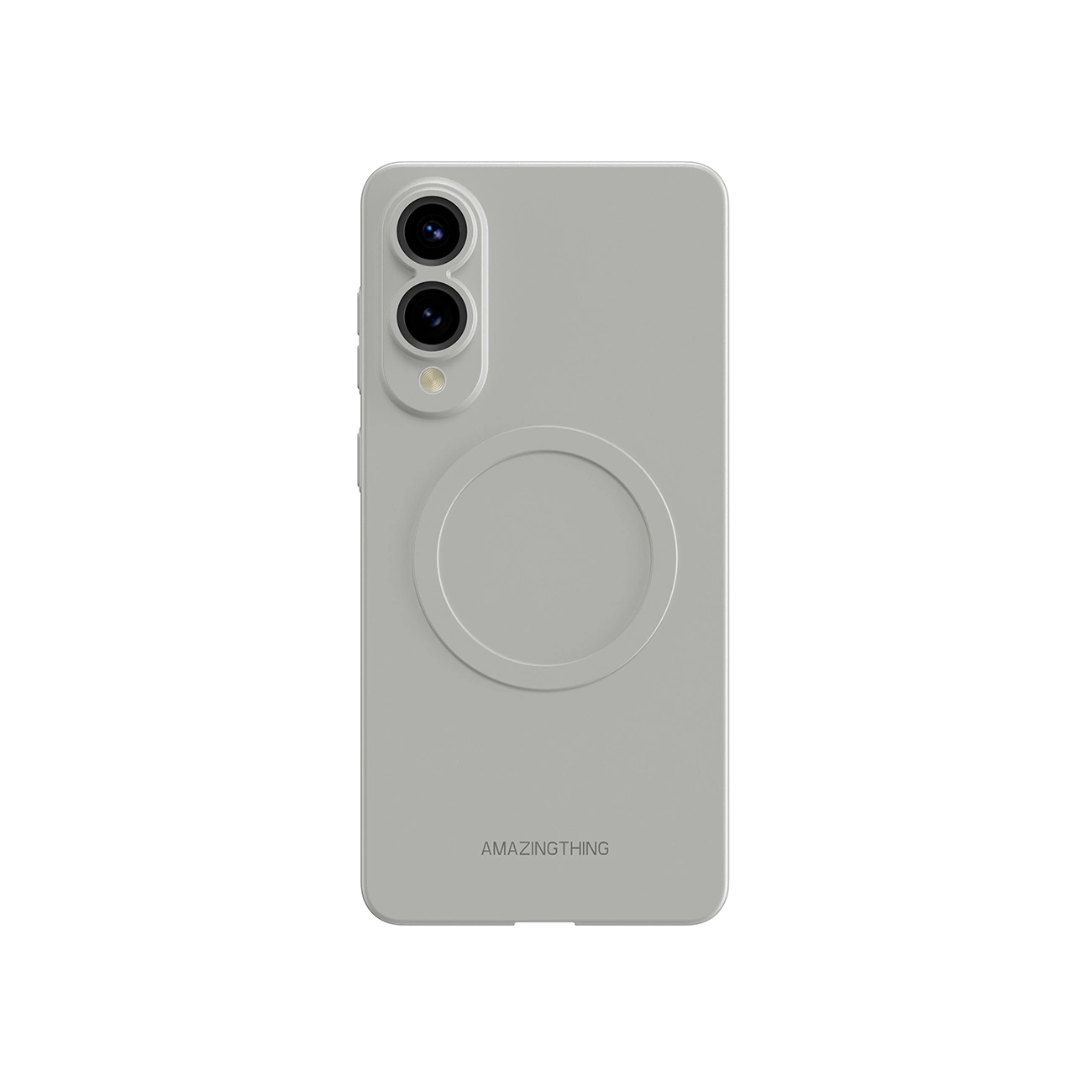 AmazingThing Minimal Air Case with Magnetic Ring Samsung Galaxy S25 Edge - Gray
