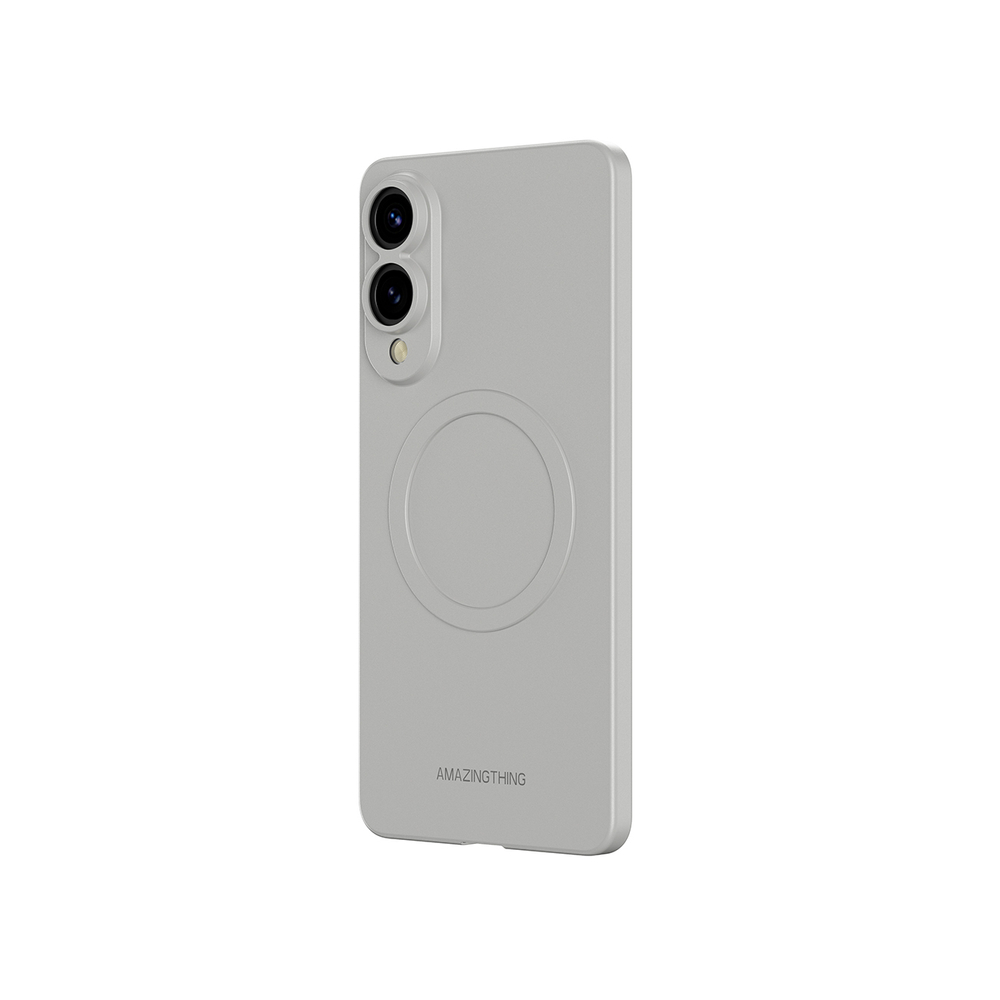 AmazingThing Samsung Galaxy S25 Edge vāciņš Minimal Air Case, pelēks
