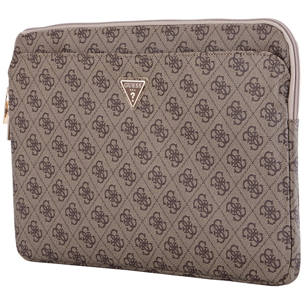 Guess Sleeve 4G с молнией и треугольным логотипом, чехол для ноутбука 14\"...