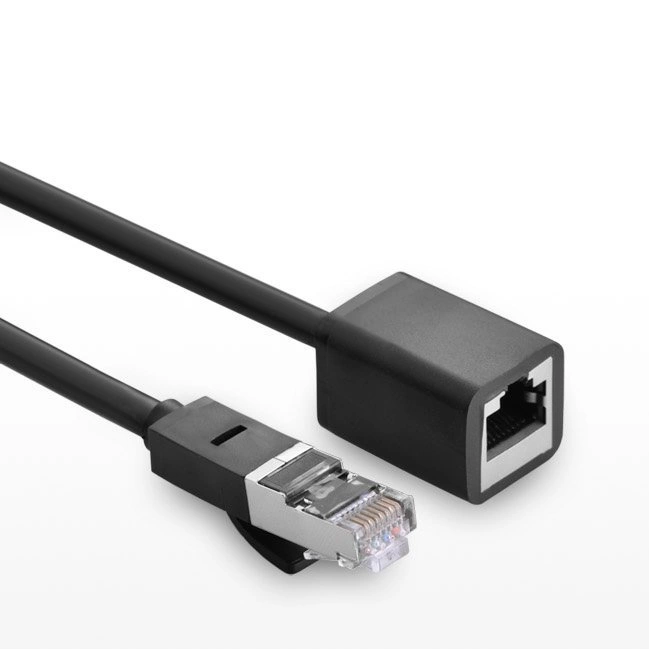 Ugreen NW112 11281 Network Ethernet Cable RJ45 (Female) - RJ45 (Male) F/UTP Cat. 6 1 Gbps 2m - black