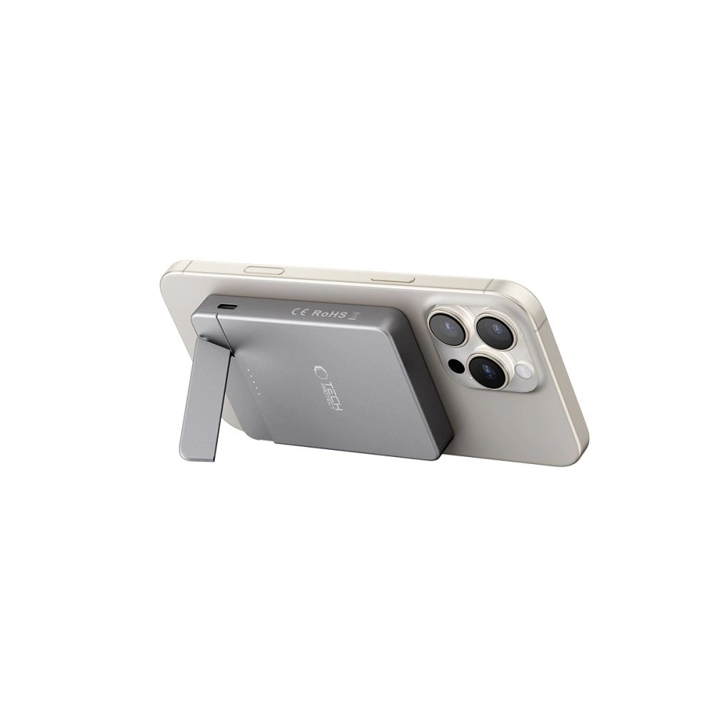 Tech-Protect PB14 LifeMag MagSafe Power Bank 5000 mAh, Gray