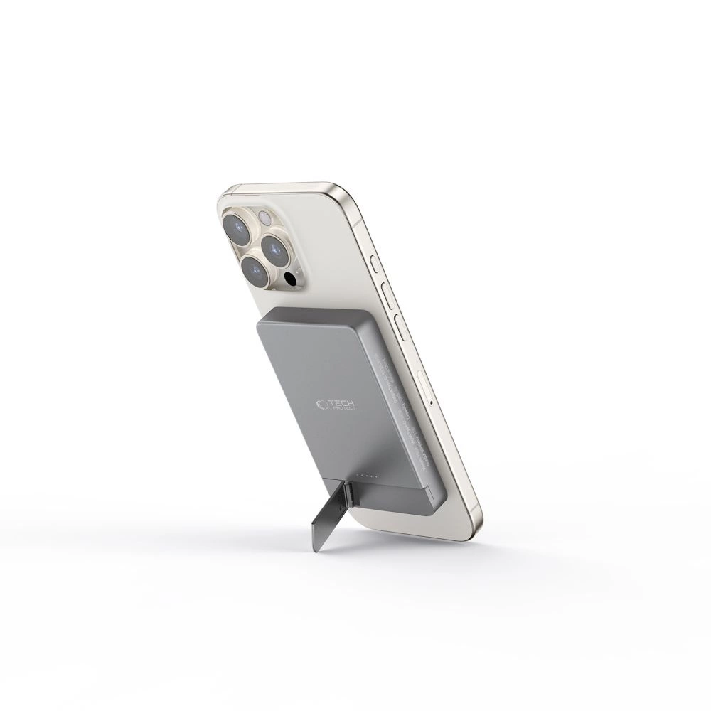 Tech-Protect PB14 LifeMag MagSafe Power Bank 5000 mAh, Gray
