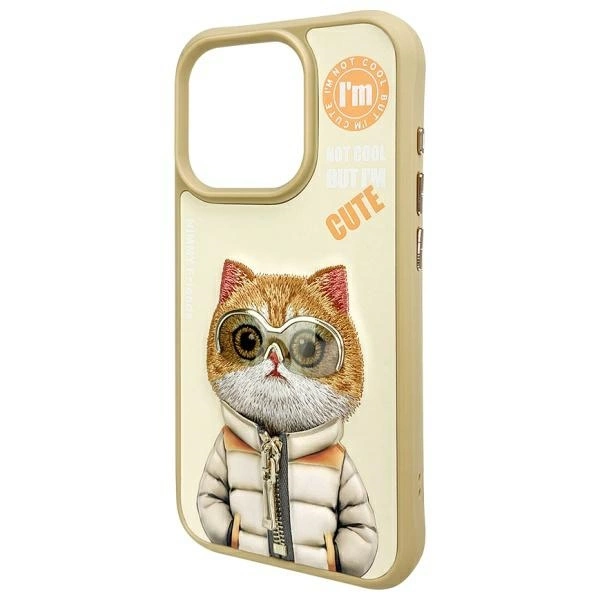 Nimmy Cool&Cute 2.0 Cat Phone Case Cover iPhone 15 Pro Max - Green