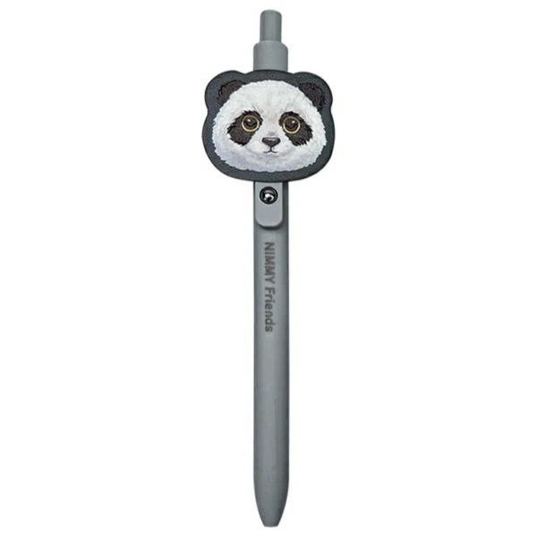 Nimmy Big Eyed Pet 2.0 Panda 2-in-1 Notebook + Pen Set, Black