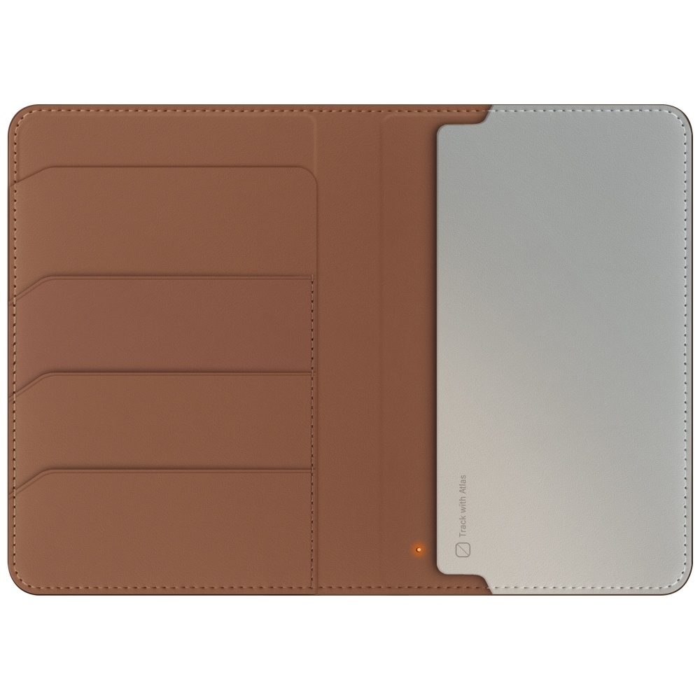 Uniq Belmont Passport Case with Apple Find My and RFID Blocking, Beige