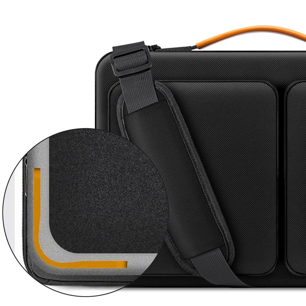 Tech-Protect Defender Laptop Bag 15-16, Black/Orange