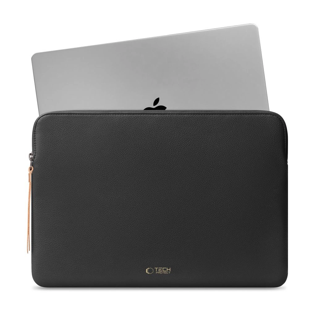Tech-Protect Fleece Laptop Sleeve 15-16\", Black