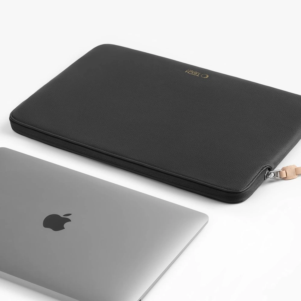 Tech-Protect Fleece Laptop Sleeve 15-16\", Black