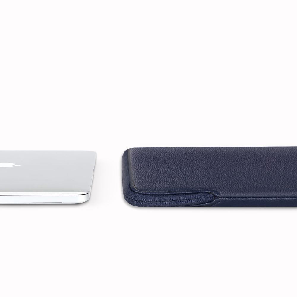 Tech-Protect Fleece Laptop Sleeve 15-16\", Navy Blue