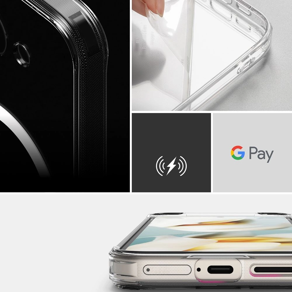 Ringke Fusion Magnetic MagSafe Phone Case Cover Google Pixel 9A - Clear