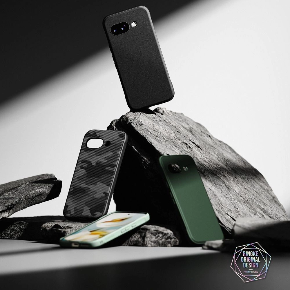 Google Pixel 9a Ringke Onyx Clear Case Cover, Black