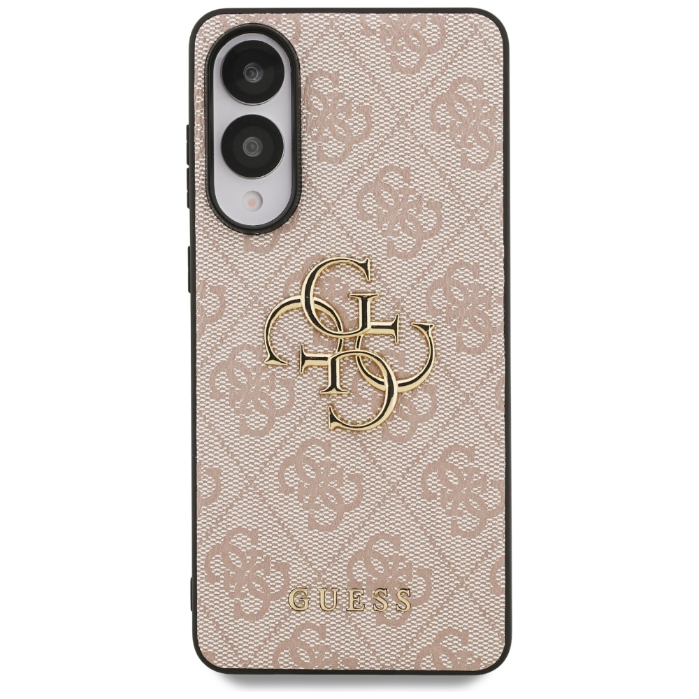 Guess Samsung Galaxy S25 Edge Case 4G PU Big Logo, Pink