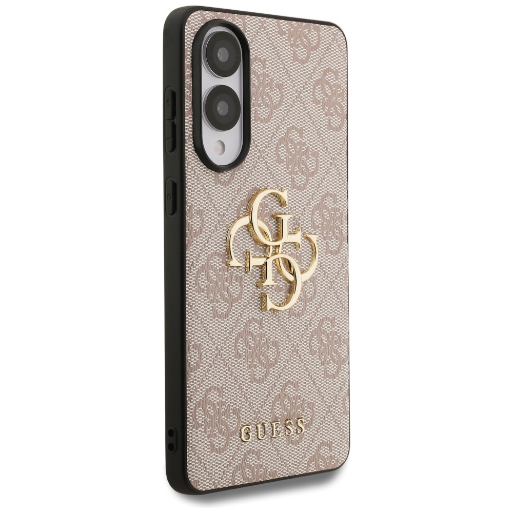 Guess Samsung Galaxy S25 Edge Case 4G PU Big Logo, Pink