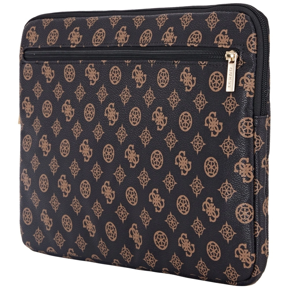 Сумка для ноутбука Guess Sleeve Peony Pocket Triangle 14\" - черная