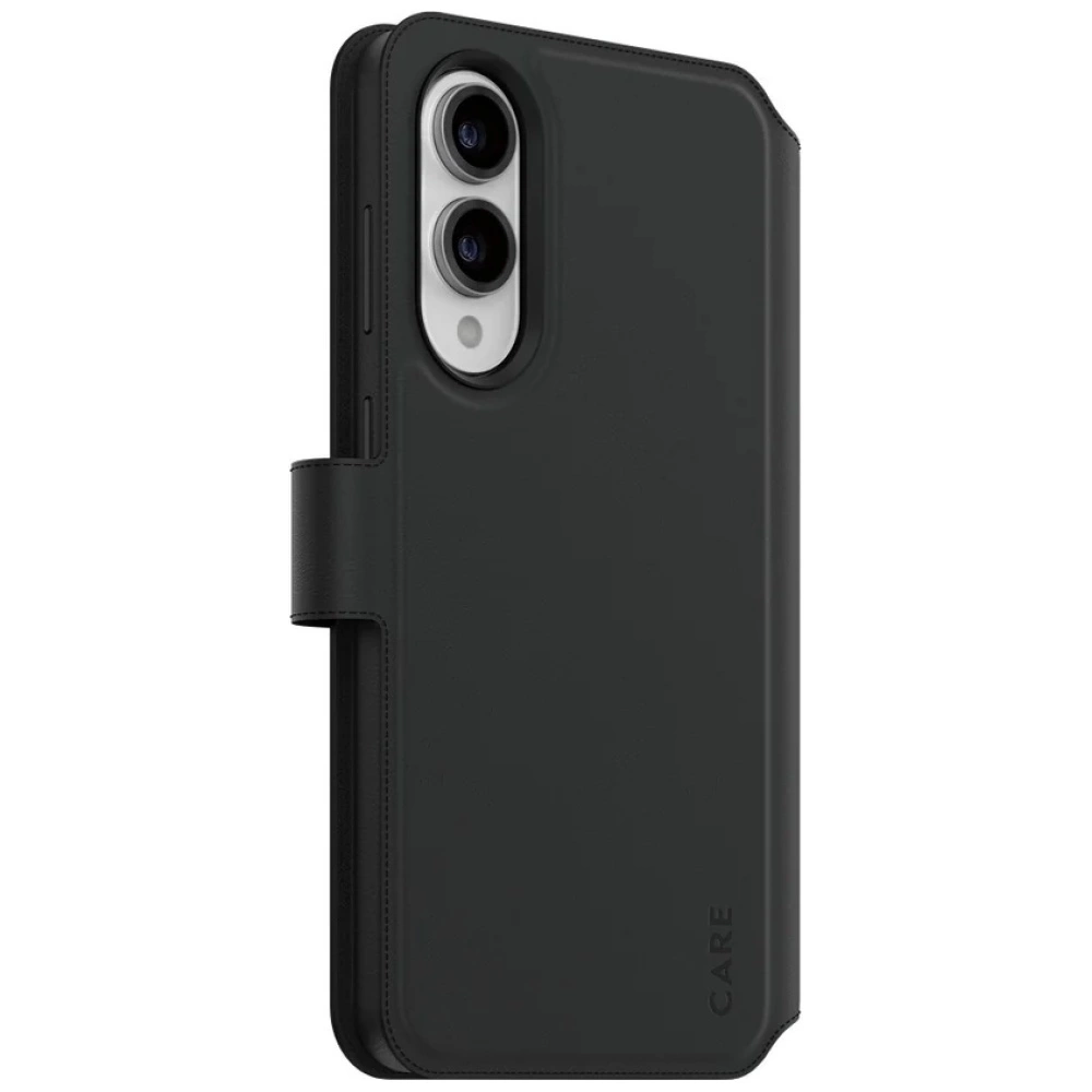 PanzerGlass CARE Feature Tango 2in1 Wallet Case for Samsung Galaxy S25 Edge, Black