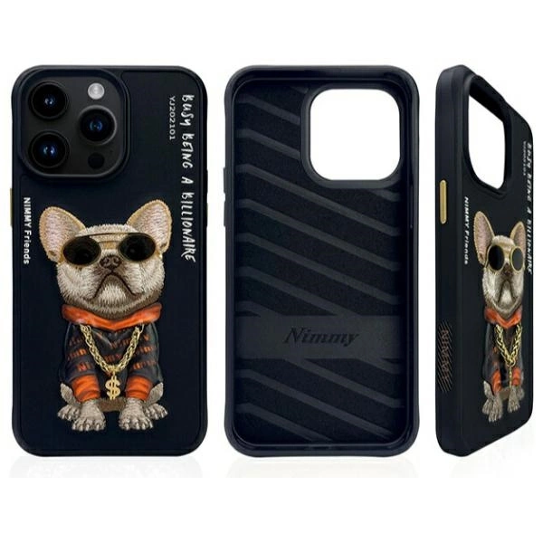 Nimmy Glasses Cool Phone Case Cover iPhone 15 Pro Max - Black