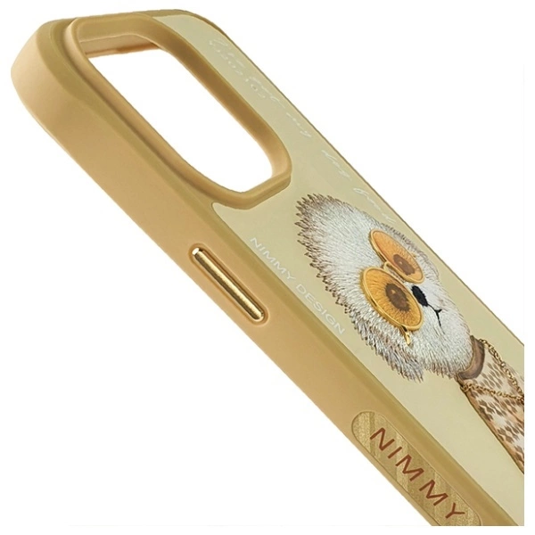 Nimmy Glasses Cool Phone Case Cover iPhone 15 Pro Max - Beige