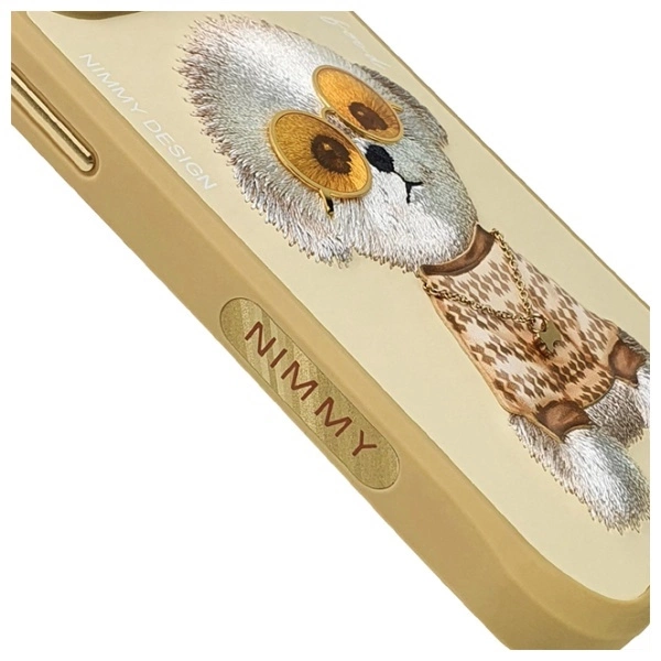 Nimmy Glasses Cool Phone Case Cover iPhone 15 Pro Max - Beige