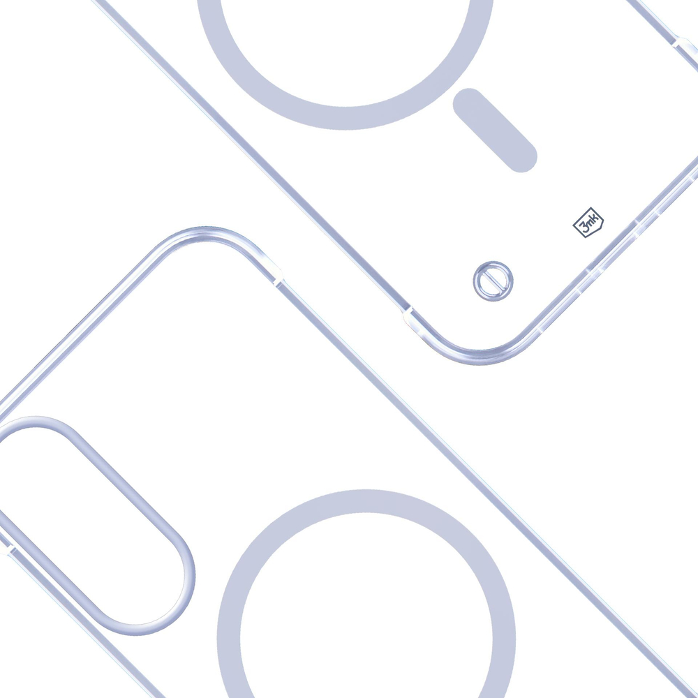3mk Just20g MagCase for Samsung Galaxy S25 Edge, Transparent