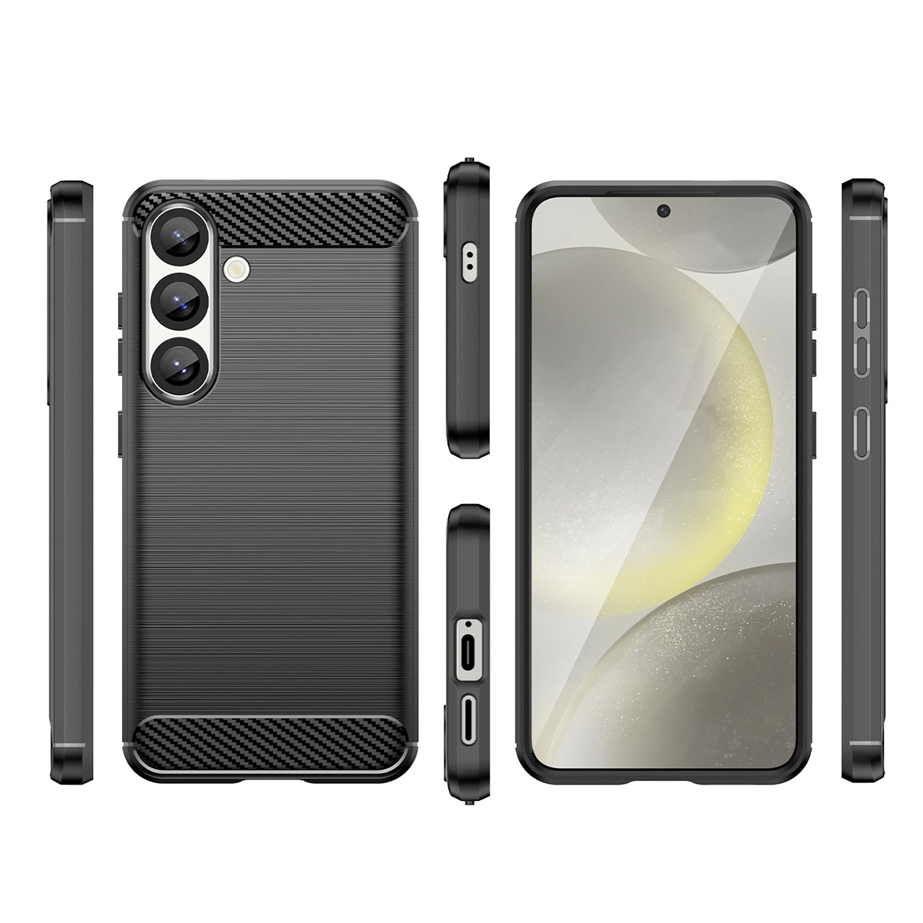 Hurtel Google Pixel 10 Pro 5G Carbon Case, Black