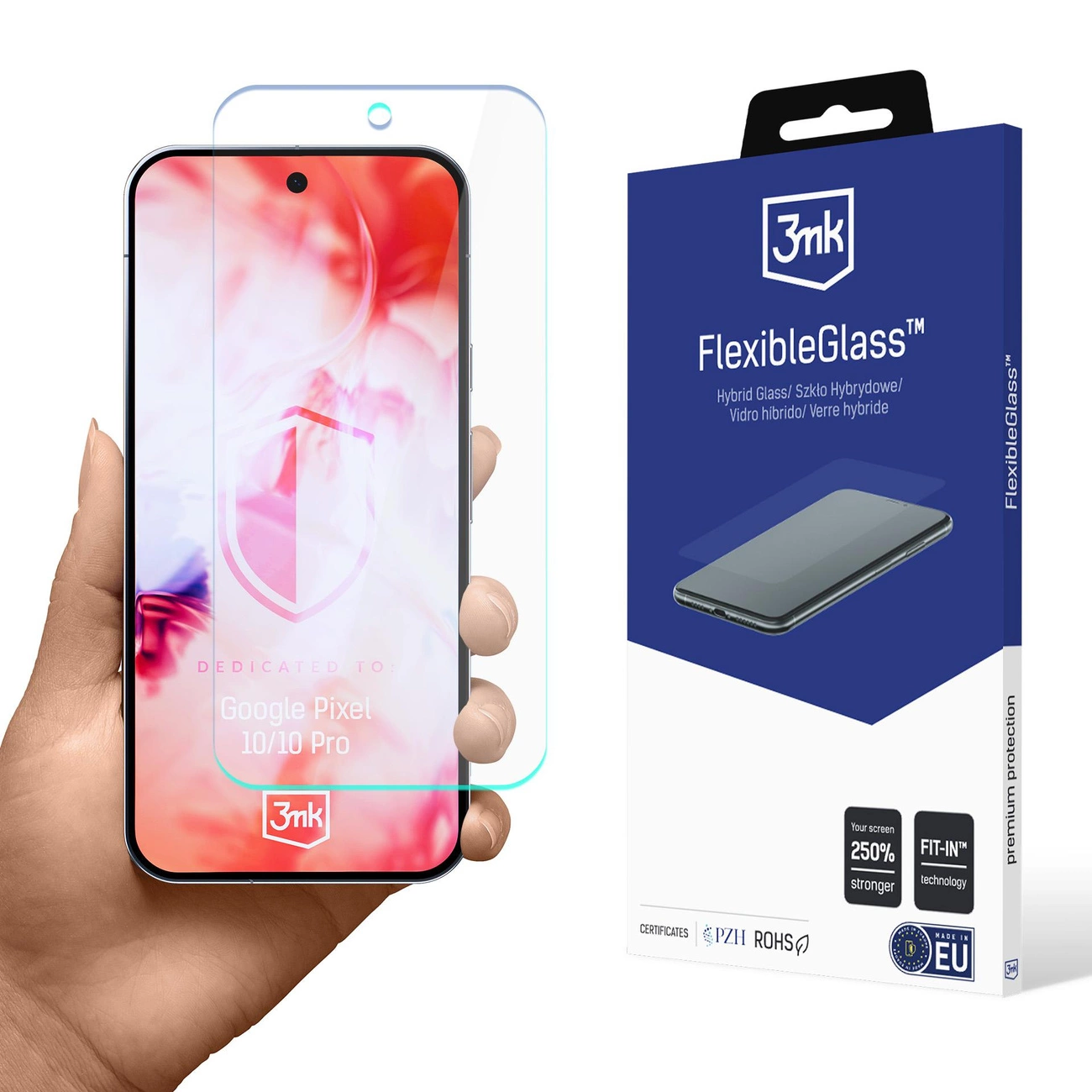 Google Pixel 10 / 10 Pro 3MK Flexibleglass Tempered Glass Screen Protector