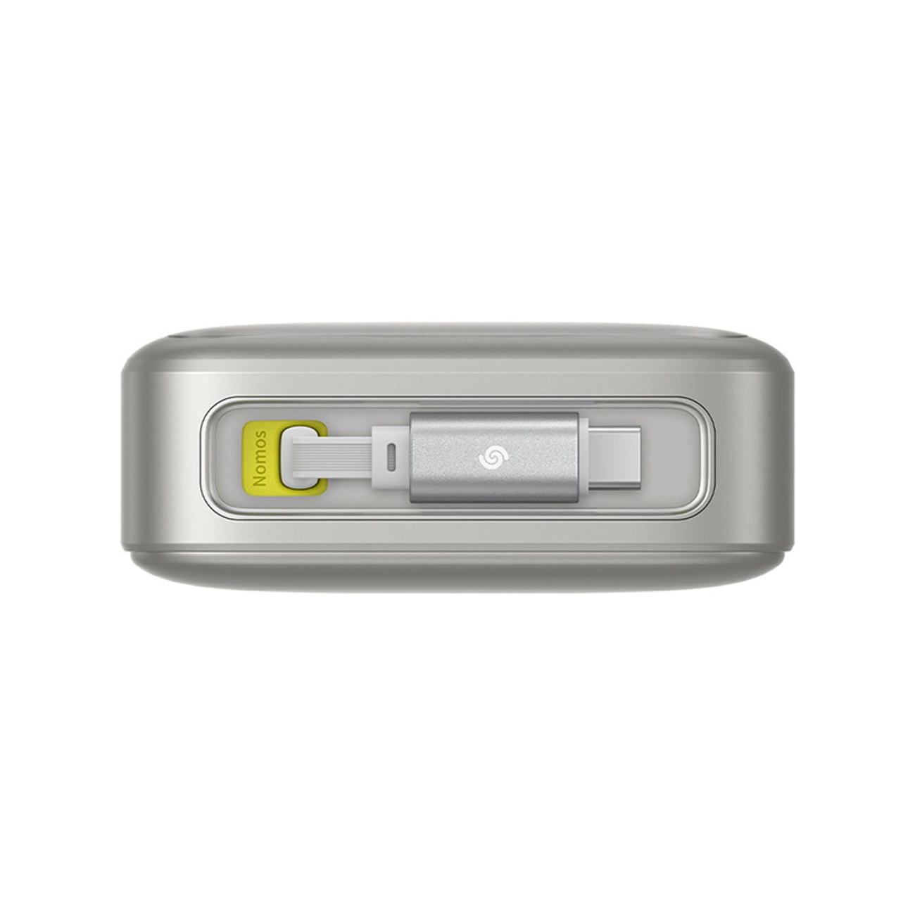 Baseus Free2Pull 20000mAh 65W Power Bank with Retractable USB-C Cable - Gray