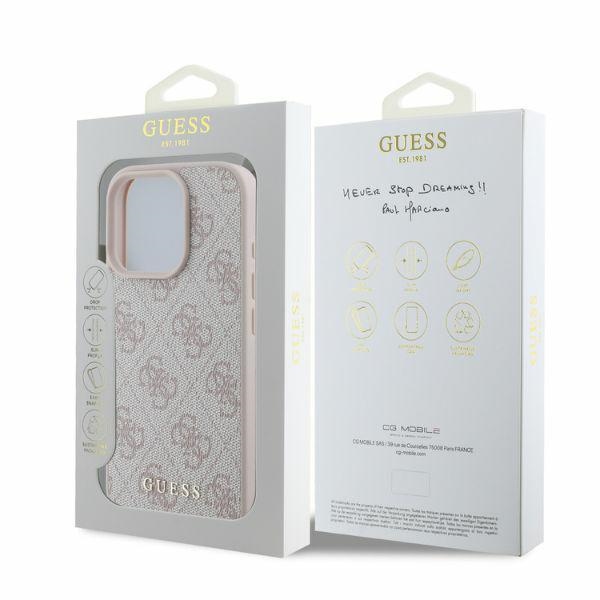 Guess 4G Classic iPhone 16 Pro Max Case - Pink (2)