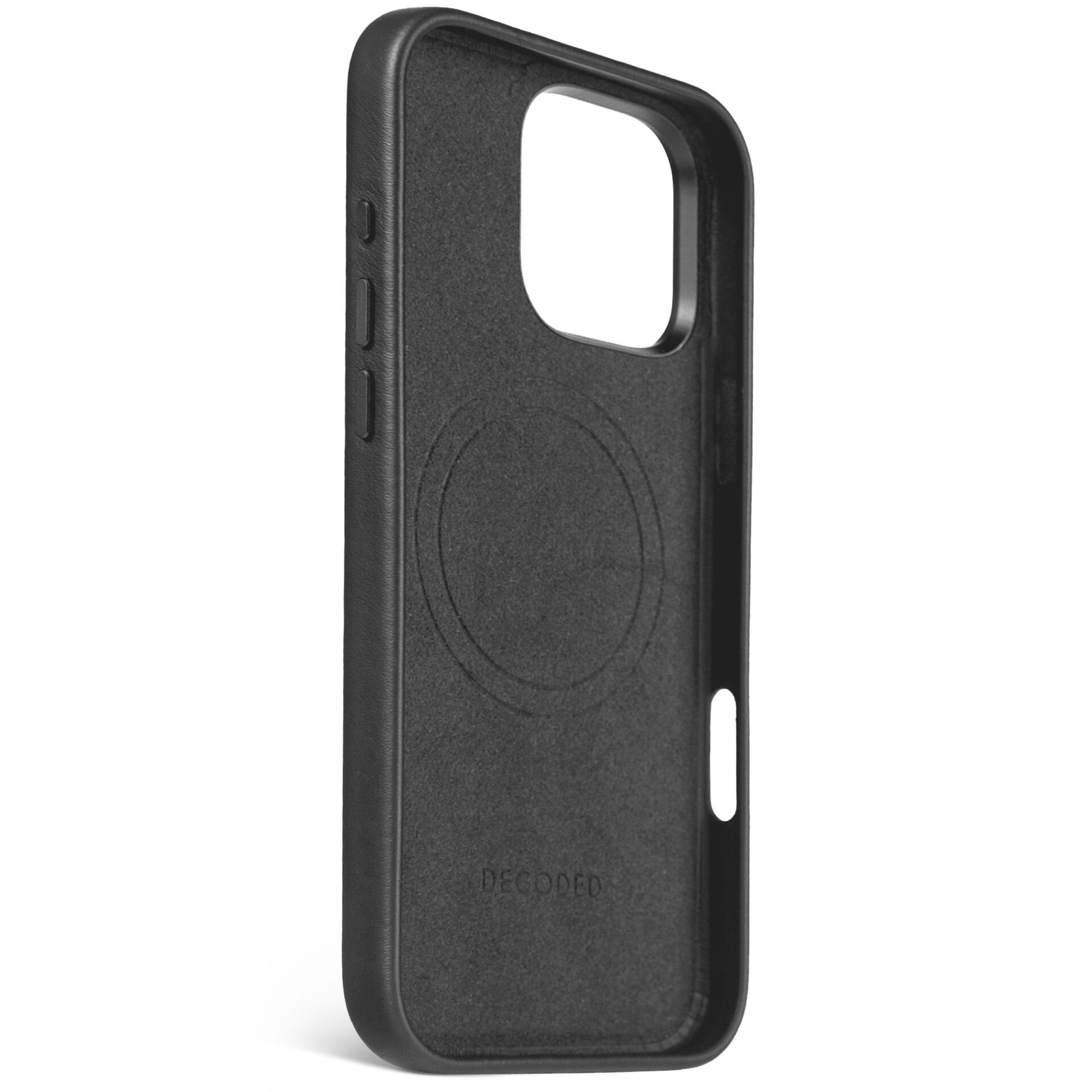 Decoded Leather Case with MagSafe for iPhone 16 Pro Max Black