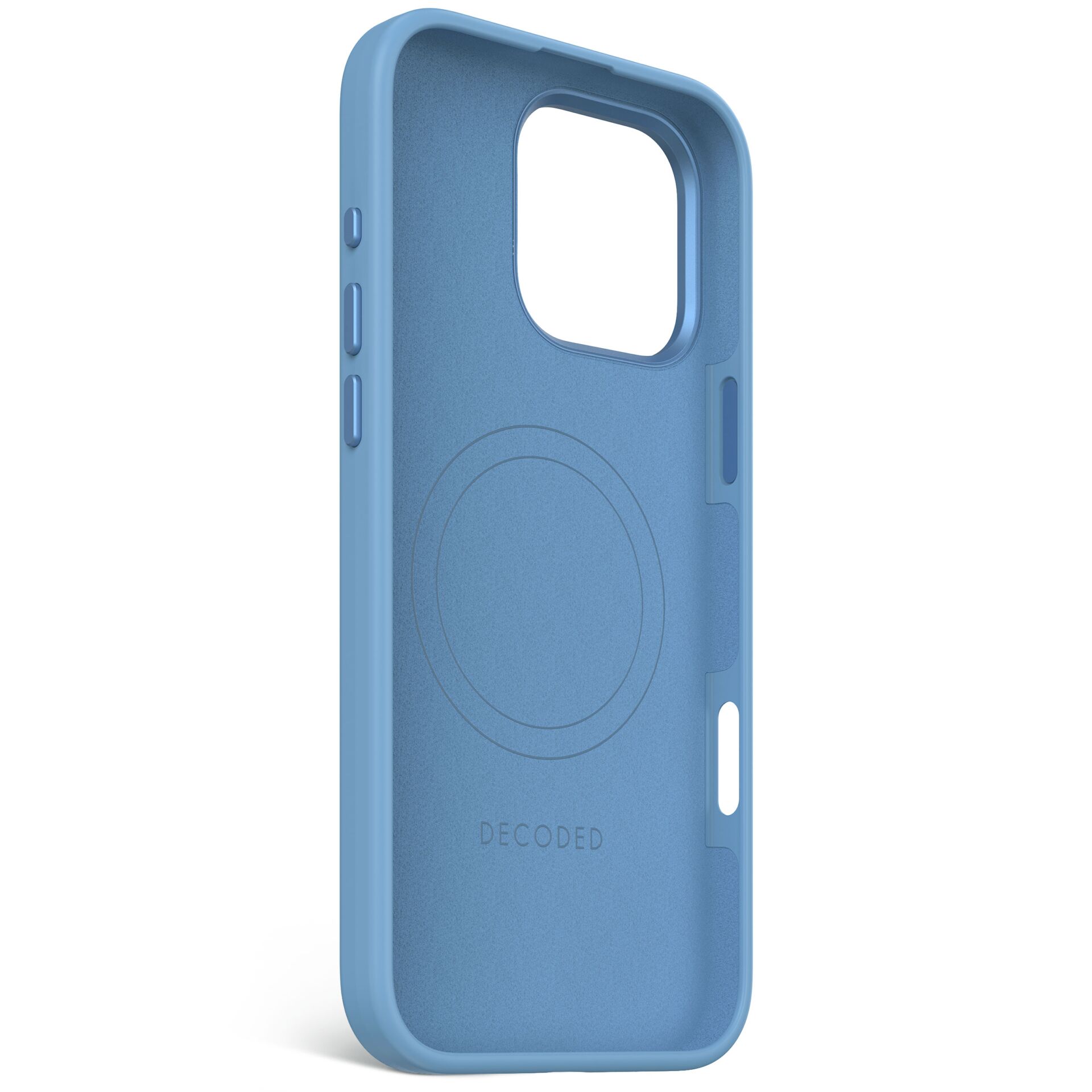 Decoded AntiMicrobial Silicone Case with MagSafe for iPhone 16 Pro Max - Blue