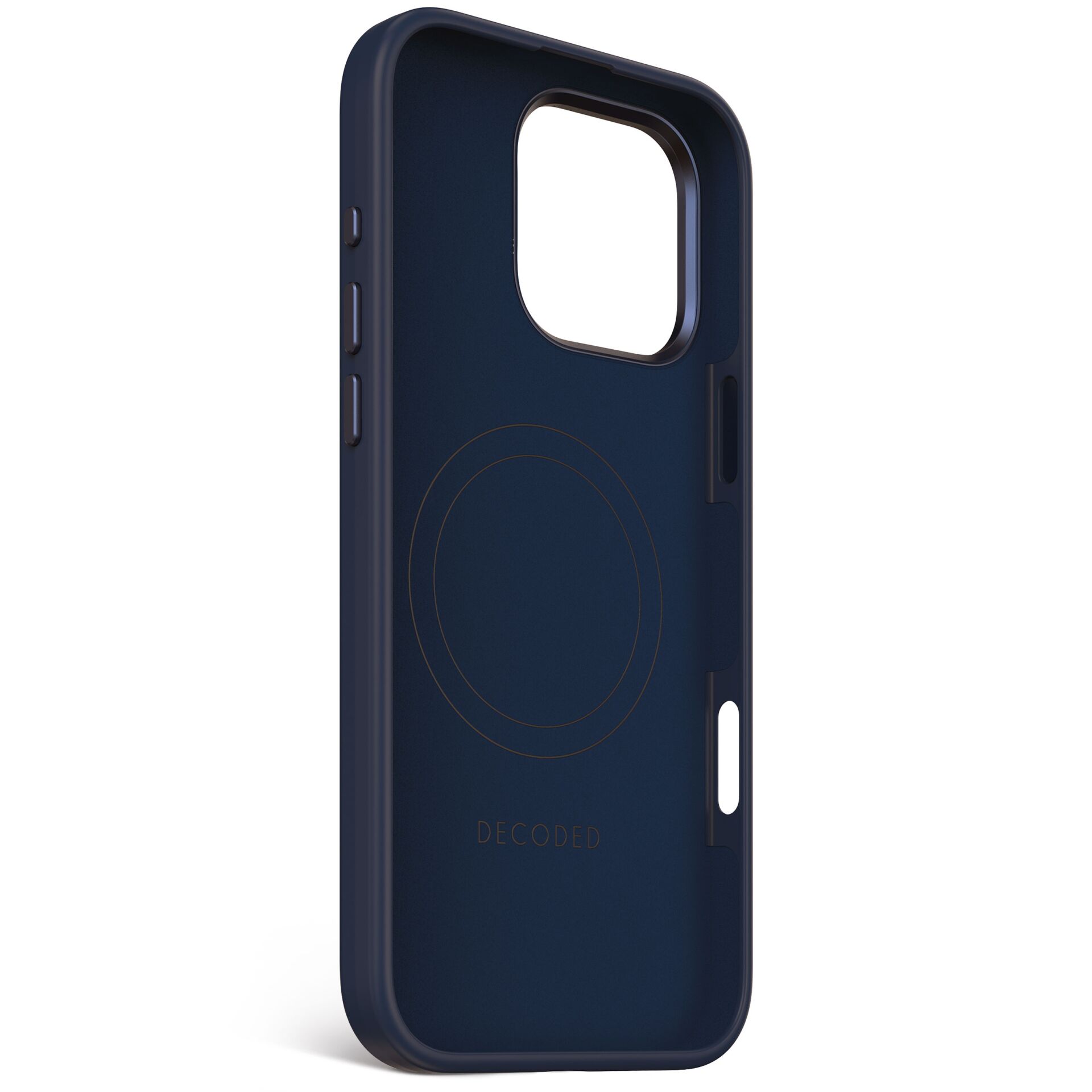 Decoded AntiMicrobial Silicone Case with MagSafe for iPhone 16 Pro Max - Navy Blue