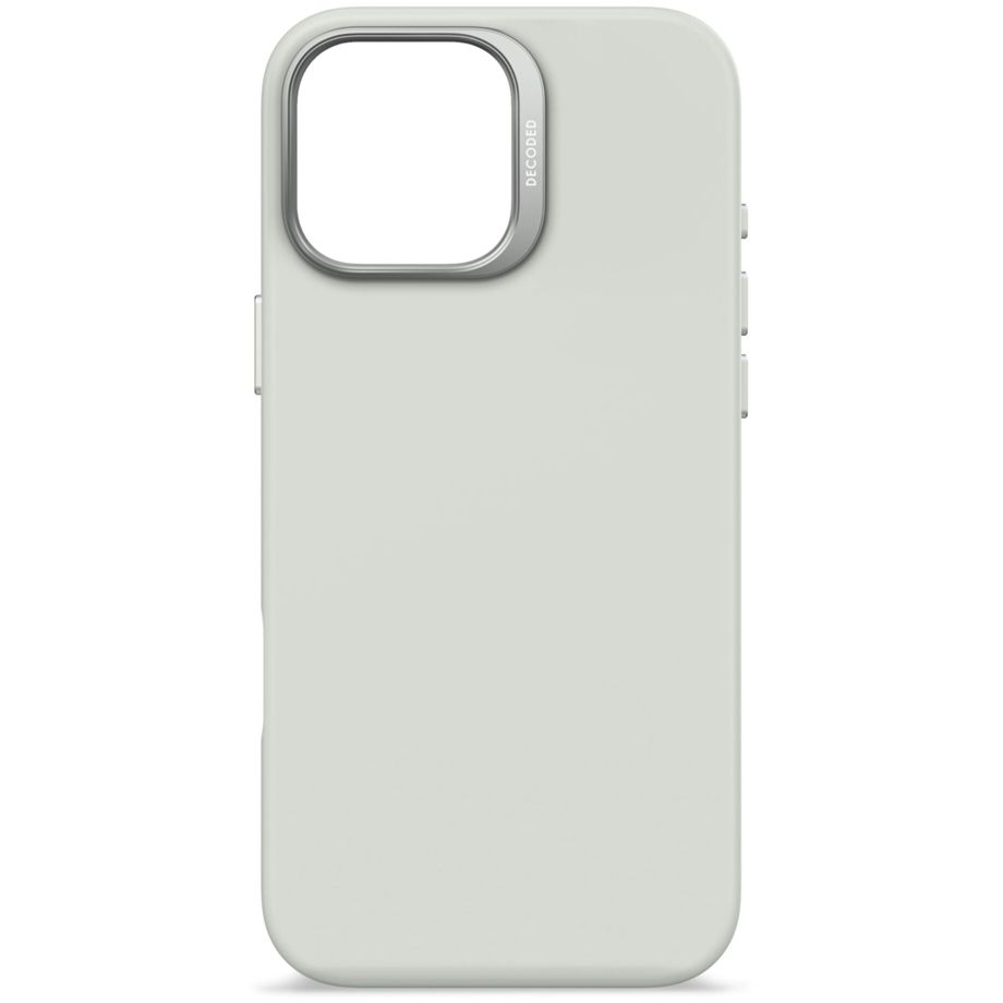 Decoded AntiMicrobial Silicone Backcover with MagSafe iPhone 16 Pro Max - Gray