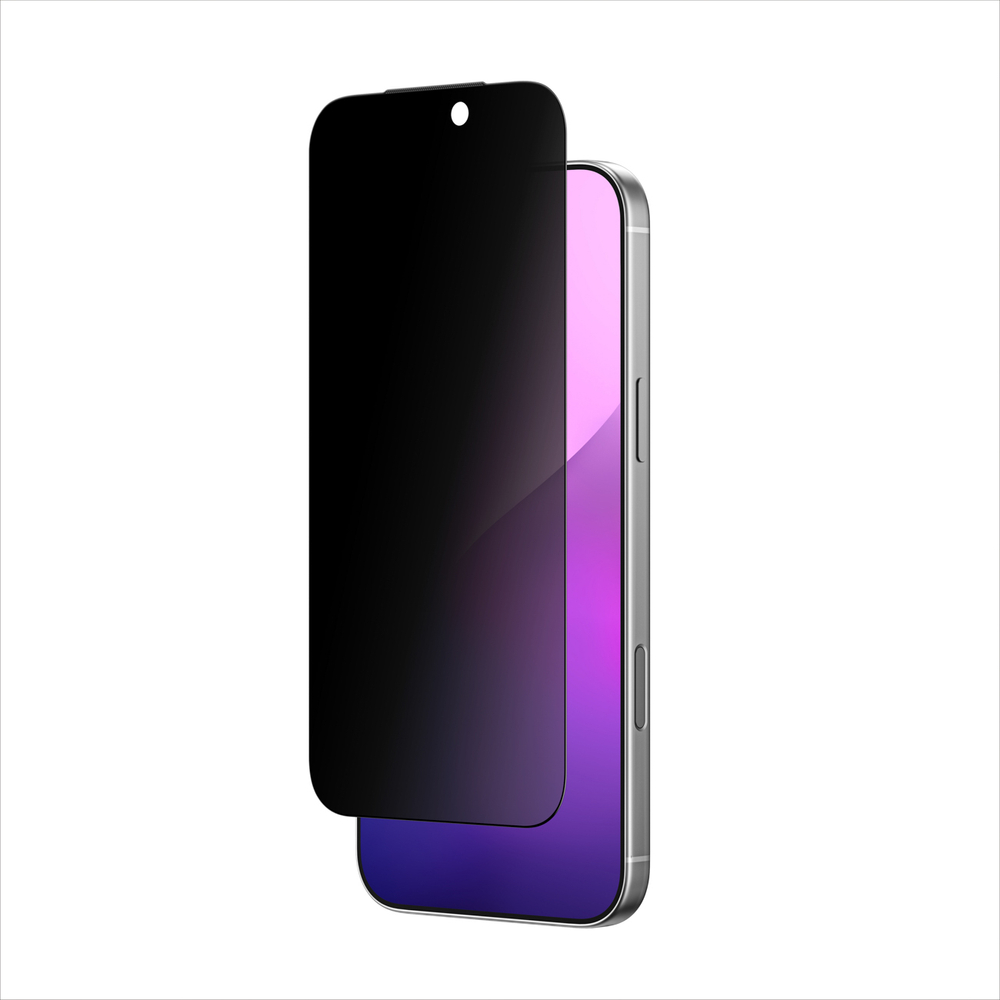 AmazingThing iPhone 17 Pro aizsargstikls Titan Privacy FusionFilter 7