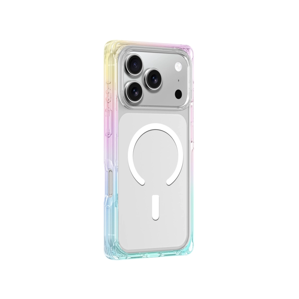 AmazingThing Omni Case for iPhone 17 Pro MagSafe, Transparent Rainbow