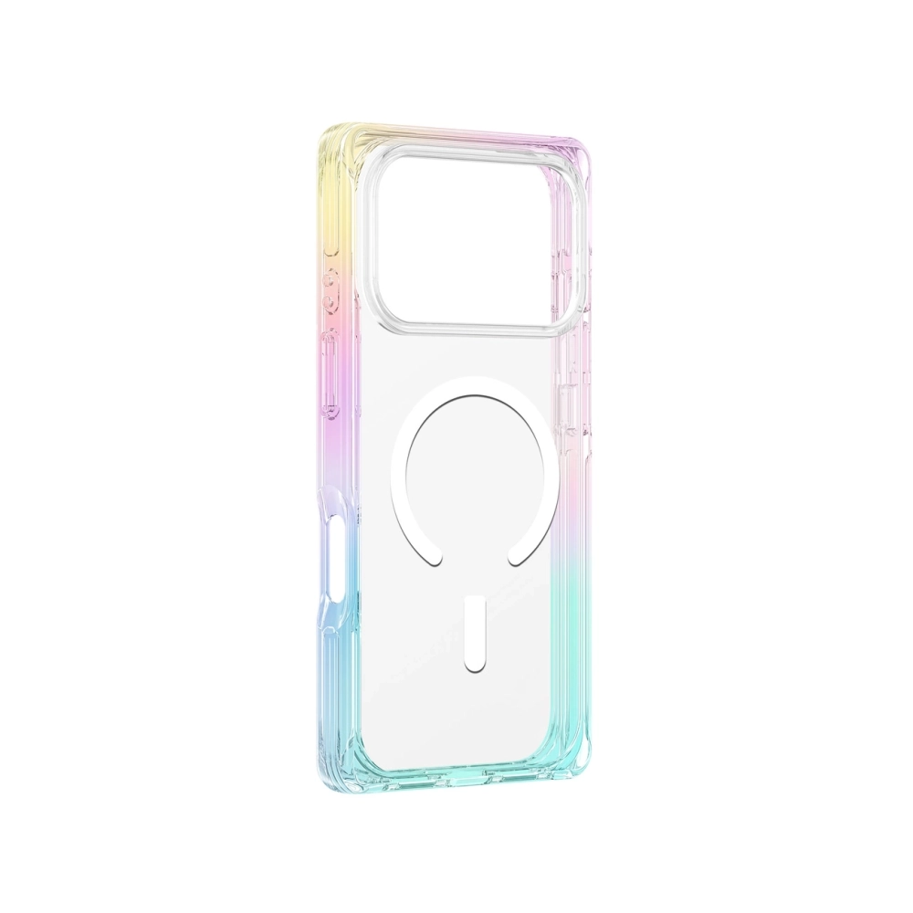 AmazingThing Omni Case for iPhone 17 Pro MagSafe, Transparent Rainbow