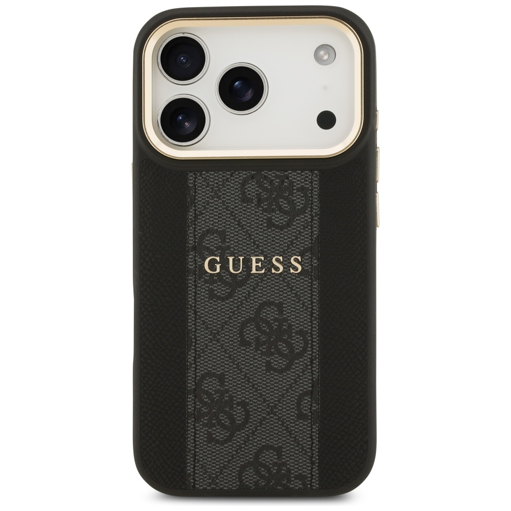 Guess 4G Stripe MagSafe Phone Case Cover iPhone 17 Pro - black (1)