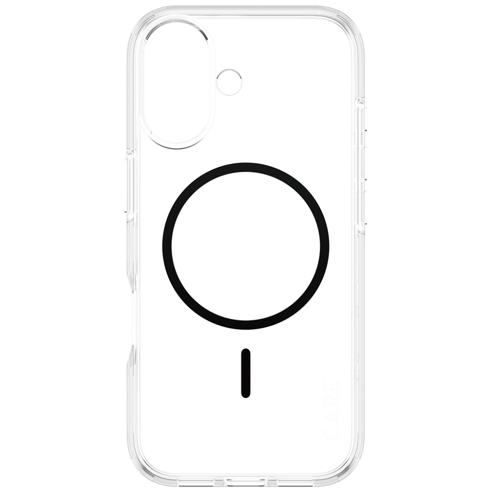 CARE by PanzerGlass Flagship Urban Explorer Case w. Black MagSafe iPhone 17 - Transparent (1)