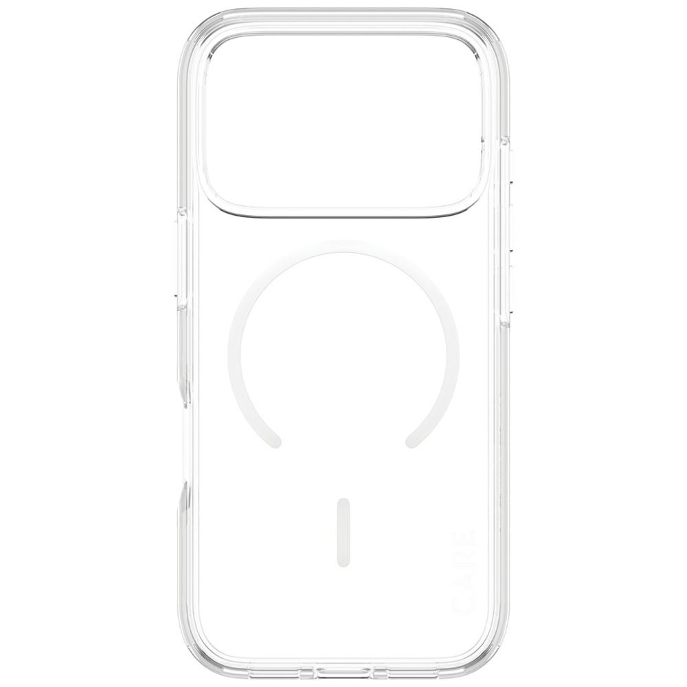 CARE by PanzerGlass Flagship Urban Explorer Case w. White MagSafe iPhone 17 Pro - Transparent (1)