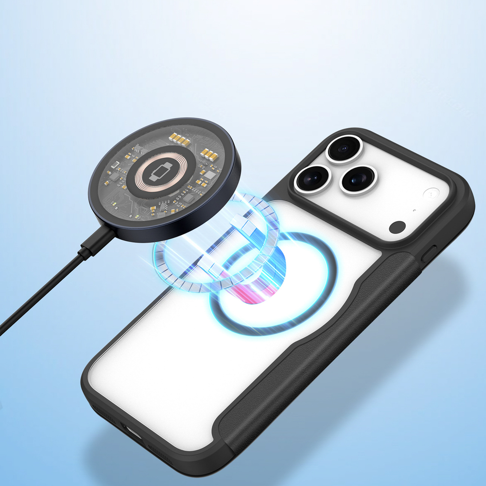 Dux Ducis Skin X Pro Phone Case Cover iPhone 17 Pro with Wallet, MagSafe Compatible - Black (3)