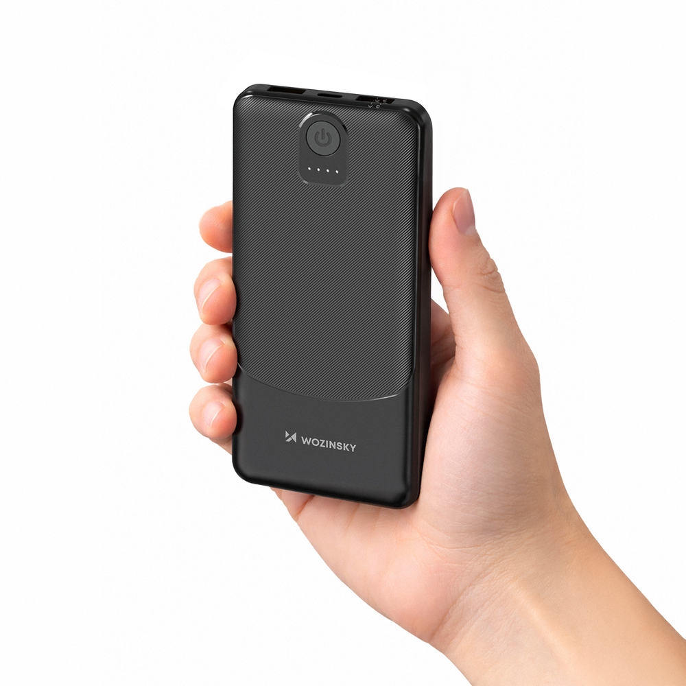 Wozinsky Wpower WPBBK-2 10000mAh Power Bank, Black