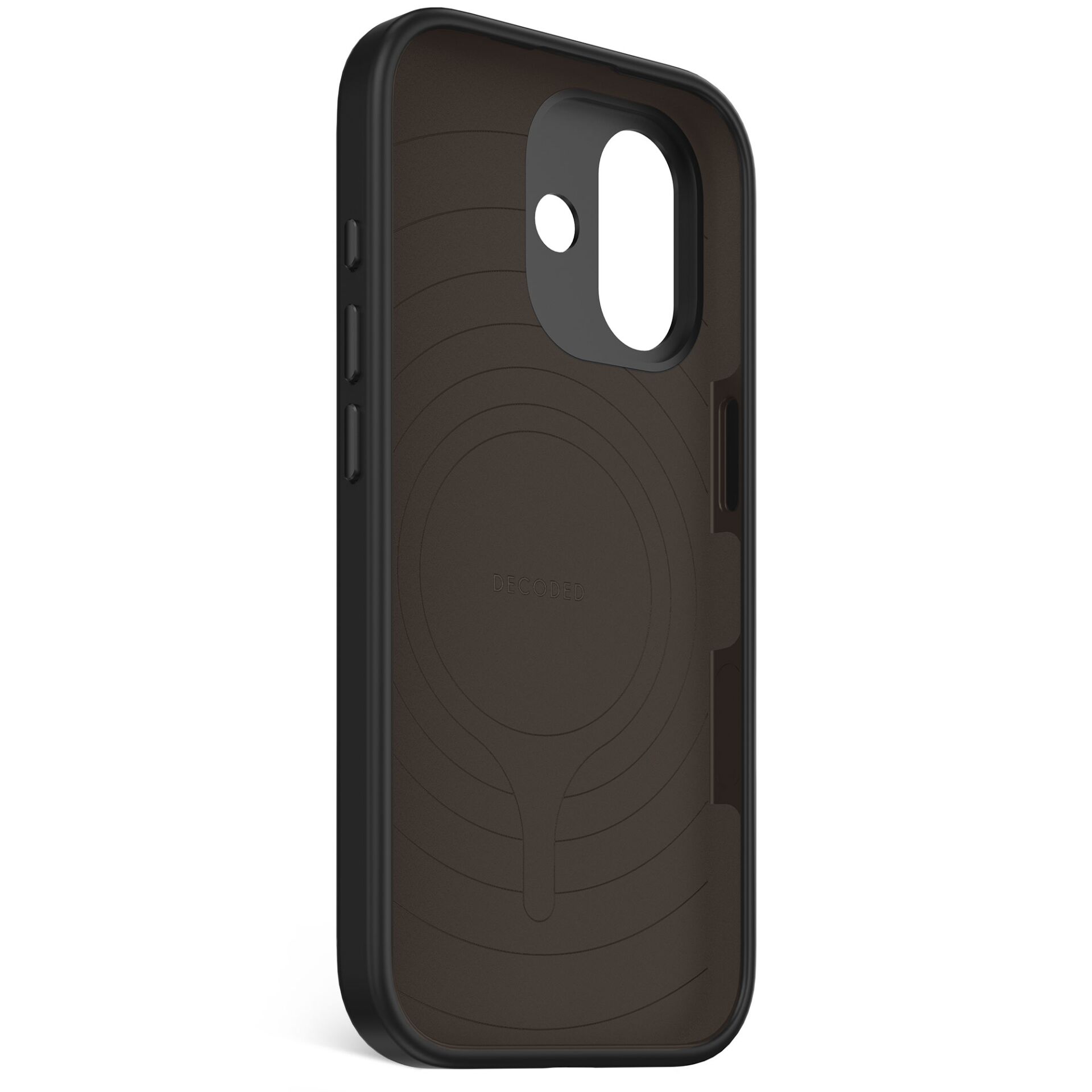 Decoded AntiMicrobial Silicone MagSafe Case for iPhone 17, Black