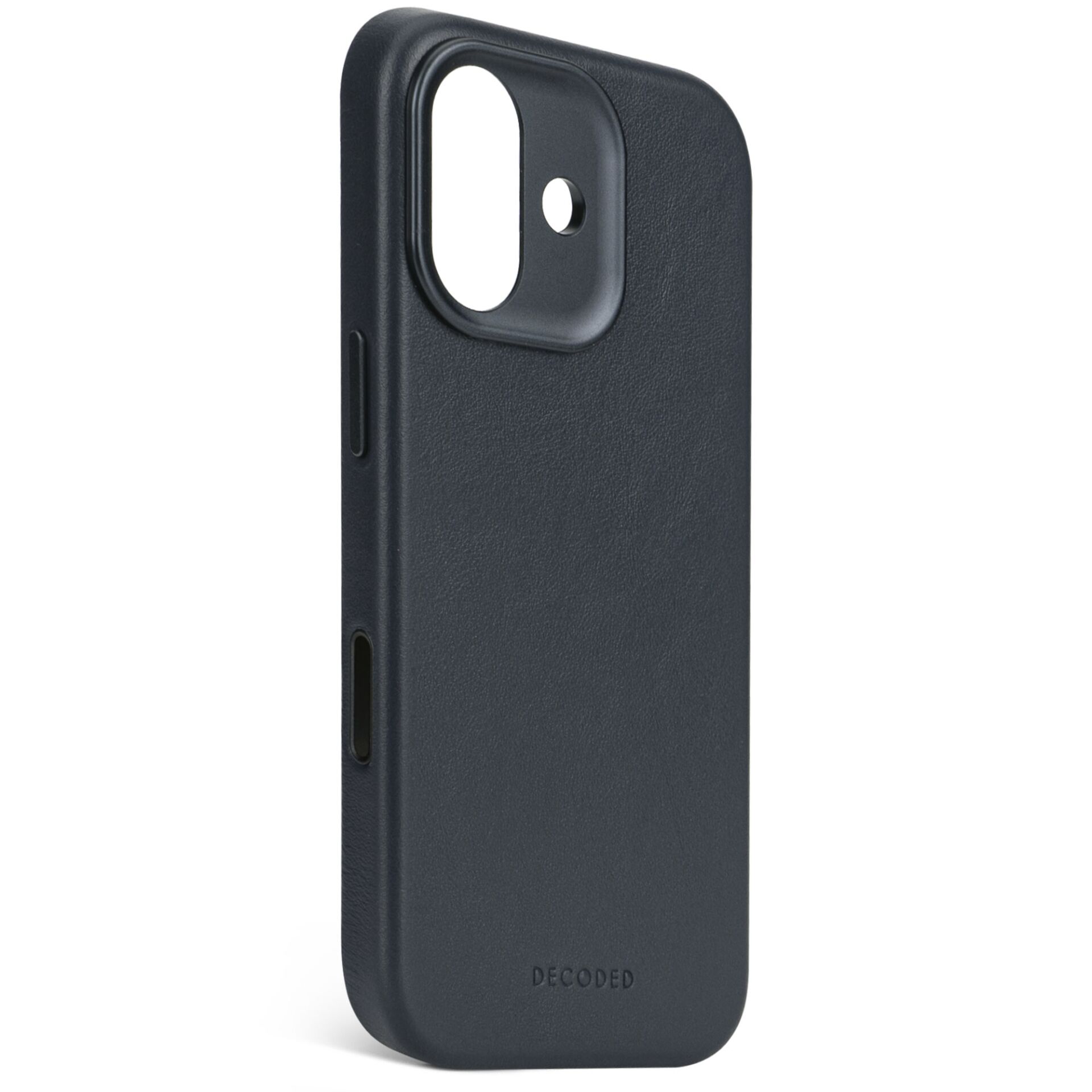 Decoded Leather MagSafe Case for iPhone 17 - Navy Blue