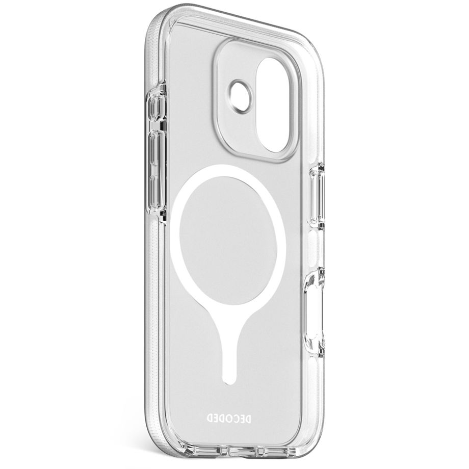 Decoded DropTec MagSafe Case for iPhone 17, Transparent Matte