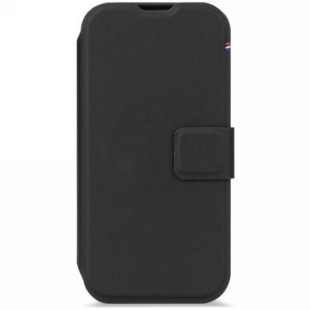 Decoded Textured Silicone Detachable Wallet Case for iPhone 17, Black