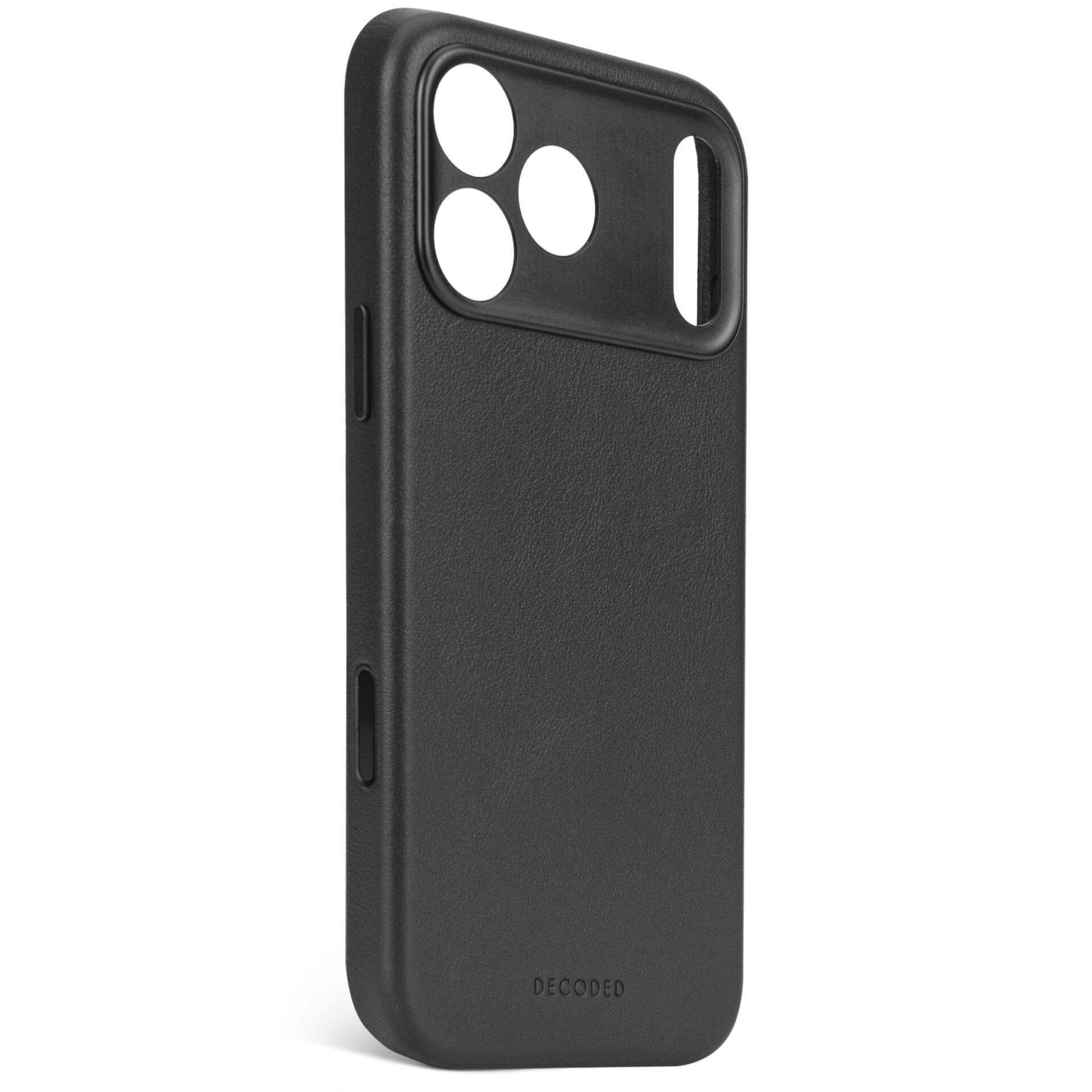 Decoded Leather MagSafe Case for iPhone 17 Pro, Black