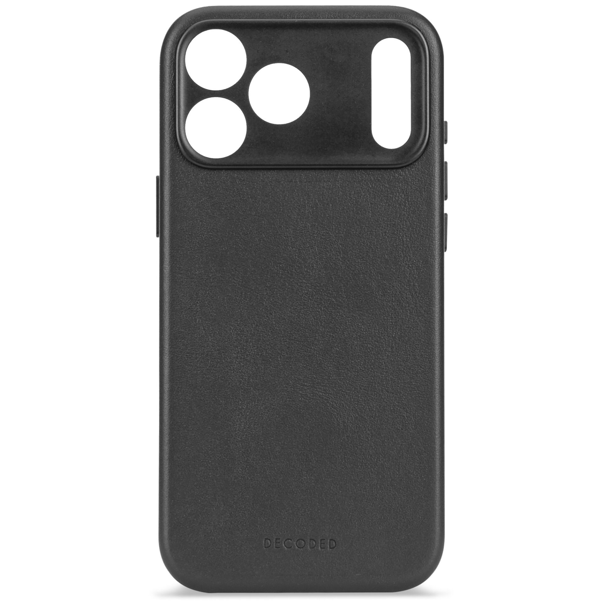 Decoded Leather MagSafe Case for iPhone 17 Pro, Black