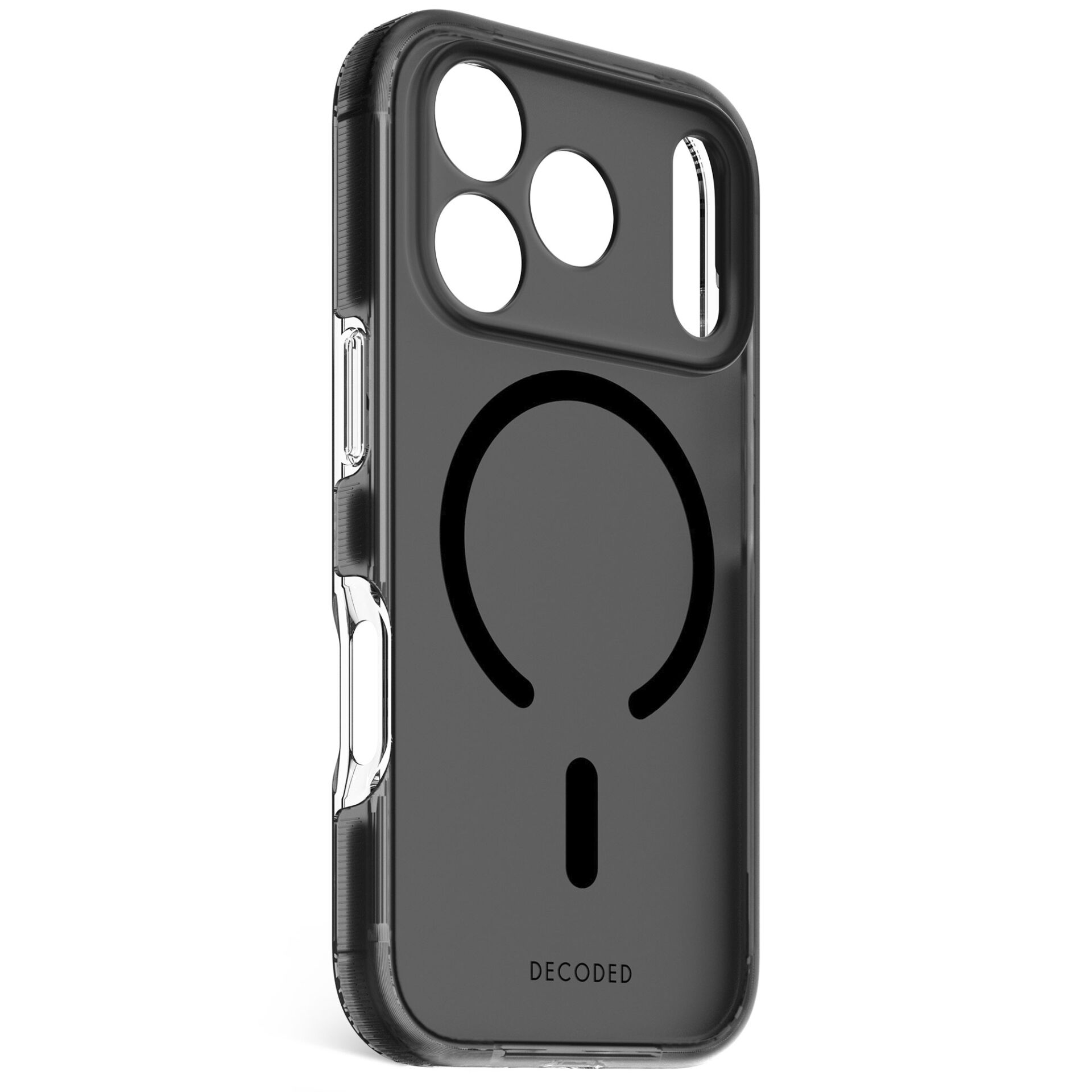 Decoded DropTec MagSafe Case for iPhone 17 Pro - Black/Transparent