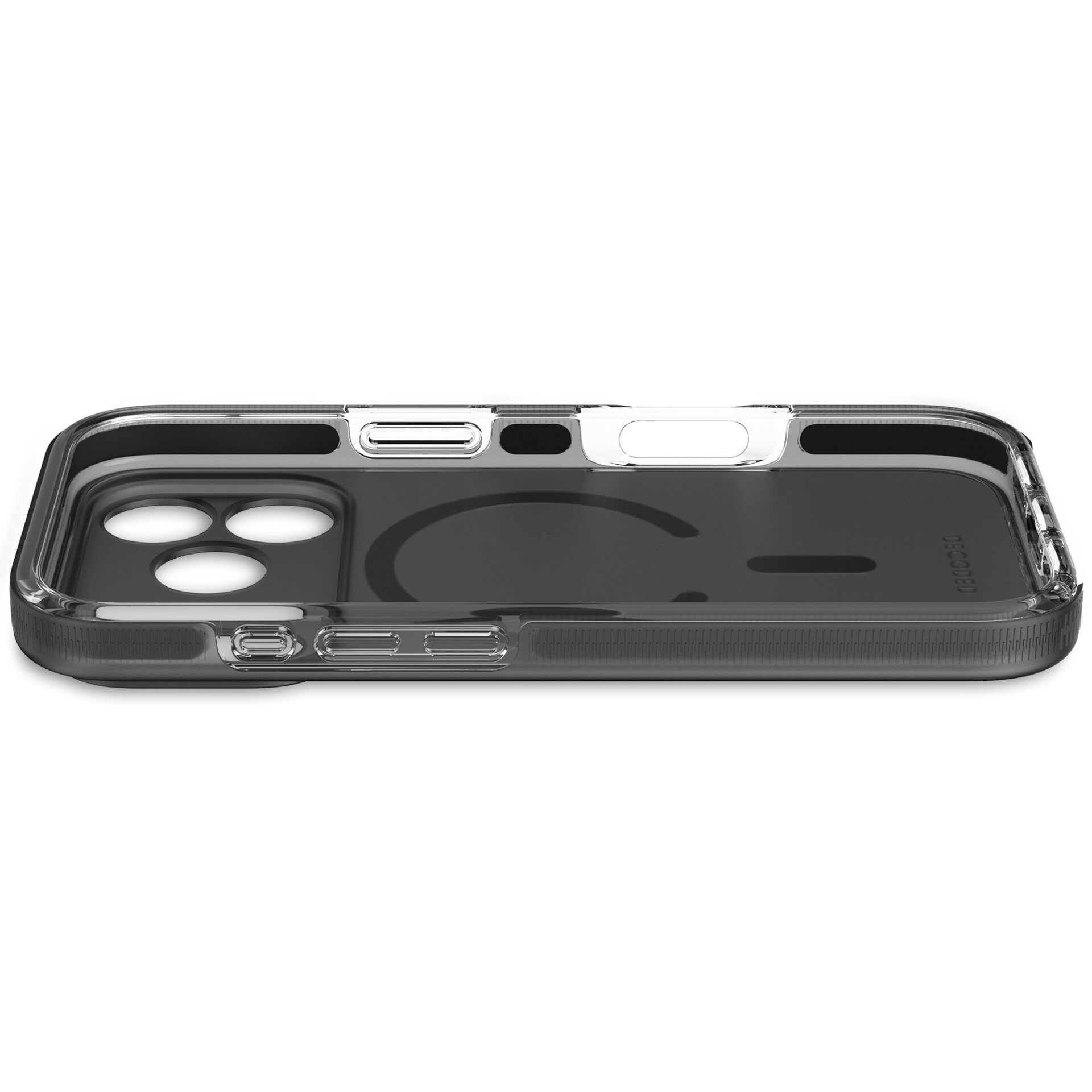 Decoded DropTec MagSafe Case for iPhone 17 Pro - Black/Transparent