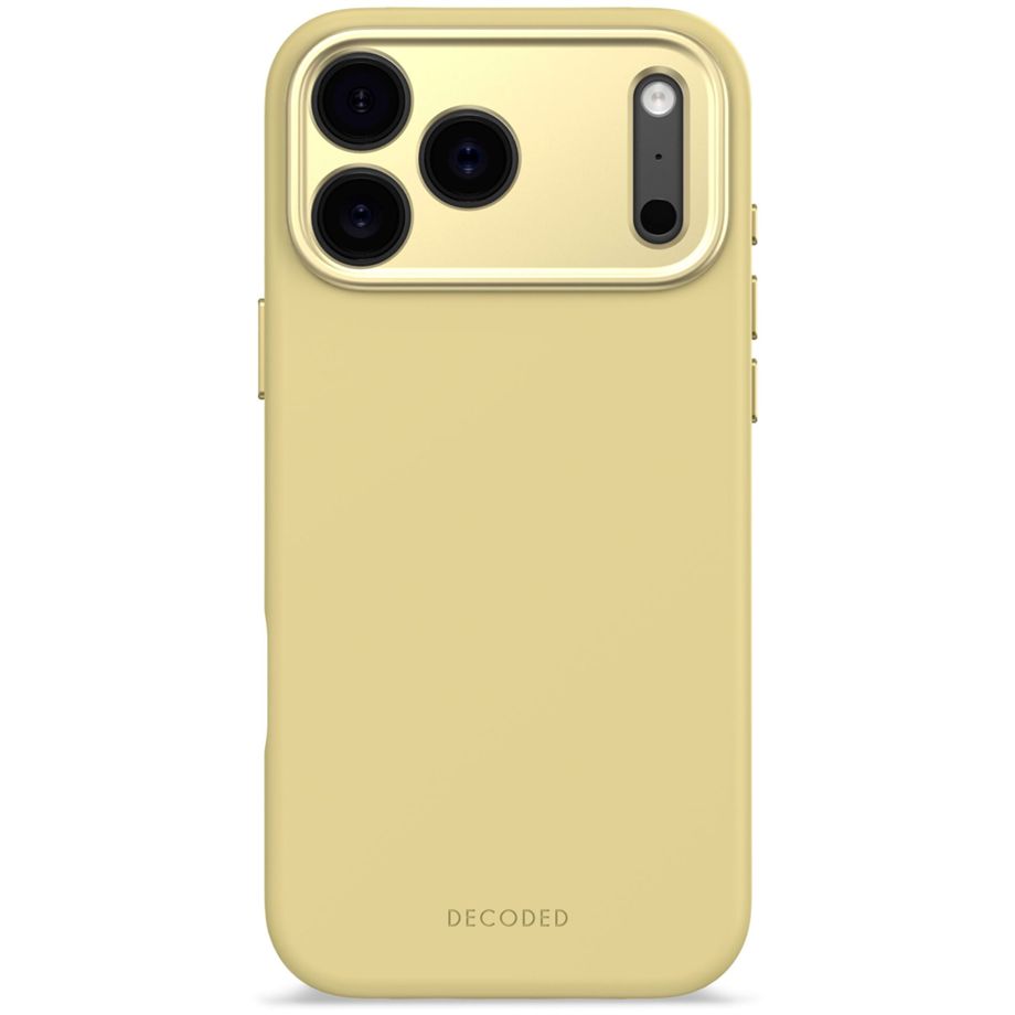 Decoded AntiMicrobial Silicone Backcover MagSafe  iPhone 17 Pro Max - Yellow